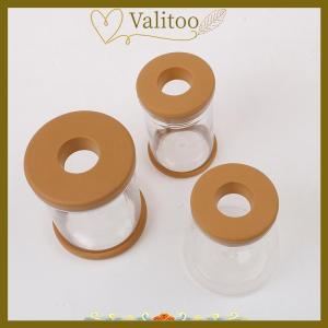 [Valitoo] Transparent Flower Pot Hydroponic Automatic Water Absorption Plastic Flower Pot