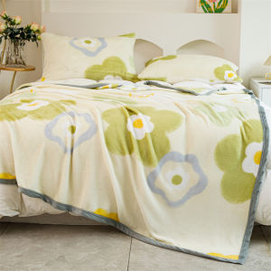 Dansunreve Coral Fleece Plush Blanket Tulip Soft Warm Floral Air Conditioning Nap Blankets Sofa Blanket 珊瑚绒毯子