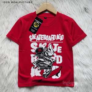 Baju Anak Laki Laki Kaos Skate Board Distro Three R Kids Keren