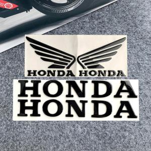 2 PCS Honda 3D Emblem Soft Adhesive Sticker Reflective Body Waterproof Decoration for Click 125i 150i Vario 125 150 Adv 160 150 Pcx160 Wave 100i Motorcycle Accessories