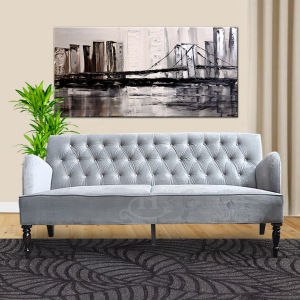 I HOME CAROLINA Velvet Sofa 2 Seater / 3 Seater / 2+3 Seater Set / Modern Living Room Couch with Solid Wood Legs