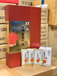 [CHÍNH HÃNG] Đông trùng hạ thảo Silk Worm Hàn Quốc dạng nước hộp 60 gói x 30ml - tăng sức đề kháng cải thiện các vấn đề về phổi