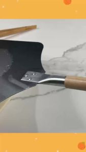 Walfos Stainless Steel Non-stick Pizza Paddle Spatula With Oak Wooden Pizza Shovel Pastry Tools Accessories
