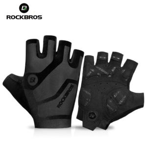 Sarung Tangan Sepeda Rockbros S196 Glove Gowes Gym Motor Pria Sepedah MTB Roadbike Half Finger
