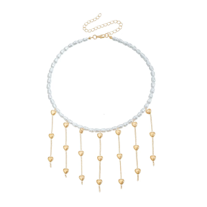 Thời trang Baroque phong cách dài tua Vòng cổ ngọc trai cho phụ nữ thanh lịch và thiết kế cổ điển cho các dịp trang trọng