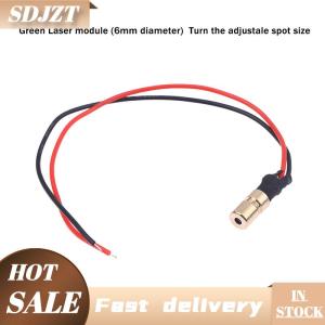 SDJZT Green Point Laser Head 10mw Laser Module 6MM 8MM 12MM Diameter Laser Tube Green Laser Beam For Level Laser Pointer
