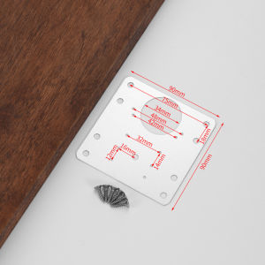 8 Hole Hinge Repair Plates Stainless Steel Cabinet Door Hinges Plate Screws Hinger Cabinet Door Hinge Repair Plate Furniture Cabinet Door Hinge Fixed Mounting Piece Hinge Hole Repair Artifact Engsel Pemasangan Pembaiki Kabinet