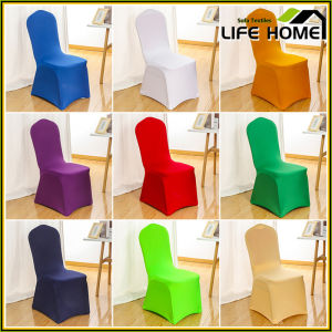 200G Elastic Hotel Specific Chair Cover Thicken Banquet And Wedding Universal Chair Cover Meal Dining Stool Set For The Connected Hotel Restaurant