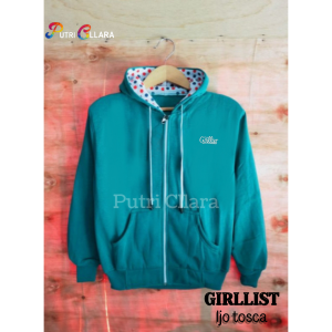 Jaket hoodie polkadot Jaket sweater wanita terbaru hoodie wanita jaket wanita girllist terbaru 2024