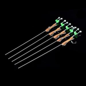 agasgbrg คันเบ็ดตกปลาอัตโนมัติ คันเบ็ดตกปลาอัตโนมัติขนาดเล็กคันเบ็ดอัตโนมัติสำหรับคนขี้เกียจคันเบ็ดแบบสปริง