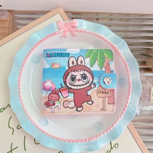 Lebi xe ô tô rèm vải Ví ngắn Ví đựng xu nhỏ cho học sinh Ví giữ thẻ xách tay Ví