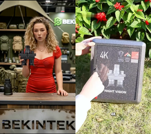 BekinTek 4K Helmet Mountable Night Vision Binoculars  Head-mounted Optics Telescope 3500mAh Rechargeable Goggles   600m Vision in Full Dark 8x Digital Zoom 4K Video 40M Photo Backlit Button Dual HD Screen with Basic Helmet 64G TF Card