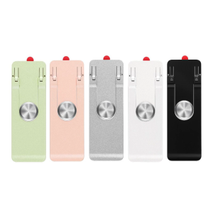 Adjustable 360 Degree Rotating Metal Stand For Mobile Devices Lightweight Durability Support Foldable For Easy Storage