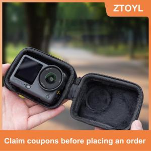 【ZTOYL】 Mang trường hợp cho DJI OSMO hành động 6 lưu trữ nhỏ Túi PU cứng du lịch bảo vệ trường hợp phụ kiện bảo vệ