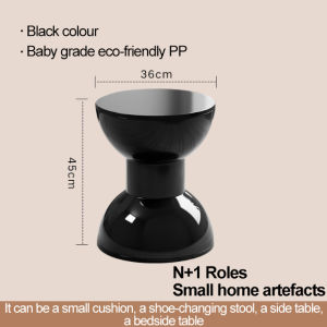 Baierdi Mini bedside table side table cream-style dining stool living room coffee table stool creative small round stool entrance shoe-changing stool