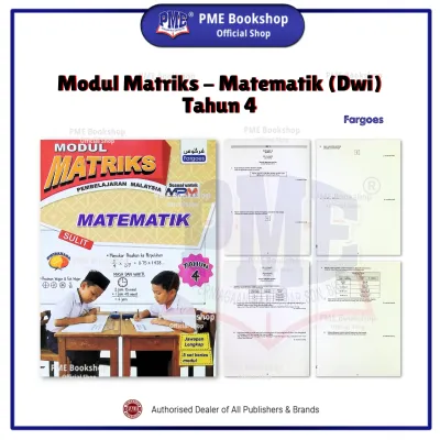 【PME Bookshop】 (2026) Fargoes: Modul Matriks Pembelajaran Malaysia 【Tahun 4】5 SET Kertas Model Peperiksaan