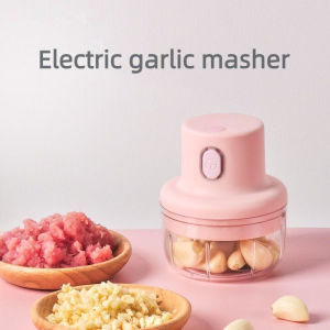 【250ml】Mini Food Processor 250ml Electric Mini Chopper Garlic Crusher Vegetable Slicer Food Processor and Grinder
