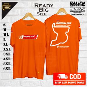 Kaos Distro Pria Moto GP MANDALIKA Mustard Terbaru Terlaris Bahan Adem Big Size Jumbo