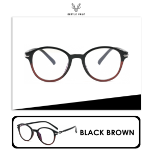 GENTLE FAWN Kacamata Frame Bentuk Oval TR90+METAL Style Bahan Tr90 Bisa Minus Fashion Pria dan Wanita 8853