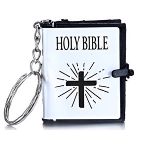 [Prayer Pendant] Mini Flip Bible Dollhouse 1:12 Miniature Furniture Accessories and Books - Scene Photography Flip Book