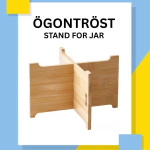IKEA ÖGONTRÖST / OGONTROST Stand For Jar With Tap (Bamboo)