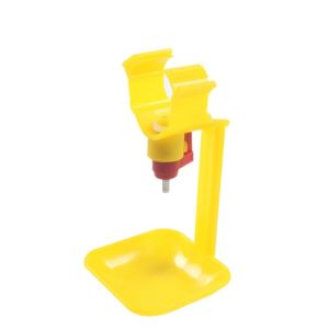 10pcs Poultry Chicken Hanging Duck Drinking Water Nipple Drinker Feeder with Cup Chicken Bird Water Cups Duck Drinking Machine