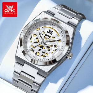 OPK Watch For Mens Waterproof Original 2025 New Stainless Steel Strap Casual Fashion Luminous With Gift Box Quartz Watch Men