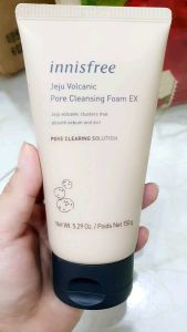 sữa rửa mặt tro núi lửa innisfree jeju volcanic