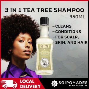 Reuzel Tea Tree 3 in 1 Shampoo 350ml -SGPOMADES