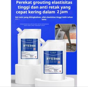 Penutup Retakan Dinding Dan Lantai Crack Seal Quickdrying Waterproofing Adhesive Lem Pot Elastis Tinggi Yang Cepat Lem Khusus Perbaikan Cocok Untuk Atap Beton Dan Retakan Dinding Tembok Retak Lem Dempul Tinggi Elastisitas Tahan Suhu FA