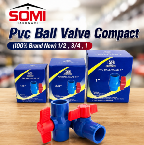 Pvc Ball  Valve  Compact  1/2  3/4  1