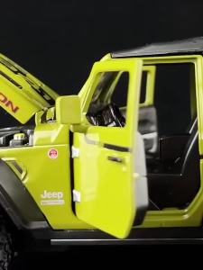 PfiSo. 1:32 JEEP Wrangler Rubicon Diecast Model Car Alloy Cars Toys Collection Gift For Kids Boy Girl