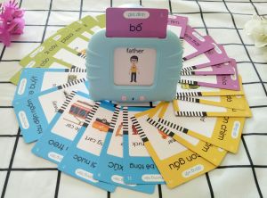 [Voucher 10k]Máy đọc thẻ song ngữ Anh Việt 3 chế độ đọc  máy đọc thẻ tiếng anh flashcard 112 thẻ 224 từ vựng