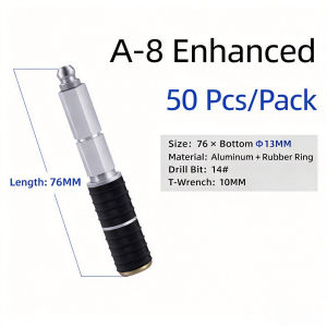 50Pcs Aluminum Water Stop Needle High Pressure Grouting Injection Packer Grout Packer Nozzle