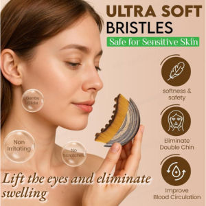 【Fast-Acting Face】Lifting And Anti-Wrinkle Facial Contouring Brush【Swelling Reduction Lymphatic】Fan-Shaped Gua Sha Lymphatic Brush Firming Facial Brush促循环淋巴轮廓面部刷