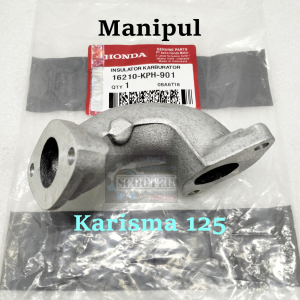 Manipul Intake KPH KARBU HONDA KARISMA MANIPOL LEHER ANGSA PRESISI AWET ORI ASLI AHM INSULATOR KARBURATOR (Bisa Cod)