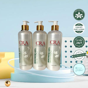 Sữa Tắm Cra Dưỡng Trắng Da Hương Hoa Giúp Da Trắng Sáng Mềm Mịn 500ml - Hàng Chính Hãng