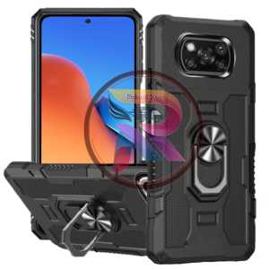 Casing Hp Untuk Xiaomi Poco X3/Poco X3 Pro Case Robot Hit Eye Whit Ring Transformer Phantom Armor