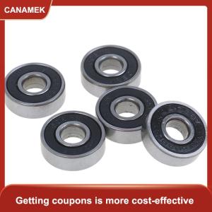 【CANAMEK】 5 con lăn trượt ván 608RS ABEC-7 màu đen vòng bi kín 8x22x7mm