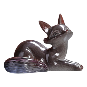 Handmade Heat Activated Color Changing Teas Pet Ceramic Teapet Home Office Decoration Party Supplies