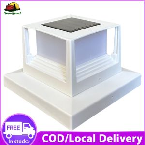 Weatherproof Solar Post Cap Lights for Garden Fence and Patio Pathway Outdoor Illumination