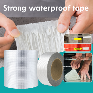 Waterproof Repair Tape For Roof Leak Pipe Crack Wall Sealing UV & Heat Resistant Heavy Duty Adhesive Tape