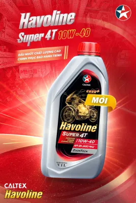 Dầu nhớt XE SỐ CALTEX HAVOLINE 5W40 10W40 800ml 1 Lít