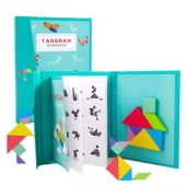 Magnetic 3D Tangram Puzzle For Kids Birthday Party Gift Childrens Day Goodie Bag Travel Games Montessori Toys