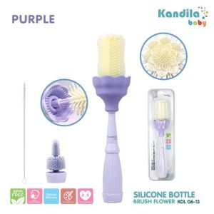 Kandila Baby Silicone Bottle Brush Flower - Pembersih Botol Bayi