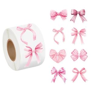 500 Pcs nhãn dính Màu Hồng Cung nhãn dán niêm phong Decal Asthetic Decal nhãn dán lưu bút Hộp Quà Tặng Sticker Guitar Decal