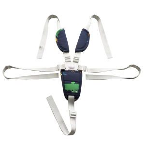 Baby Safety belt shoulder crotch pad for dinner chair baby trolley harness child seat belt PU leather bebe accessories