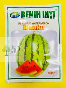 Benih Semangka NINAKU Hibrida F1 produk dari DINASTY INTI AGROSARANA kemasan 20gram MANTAB