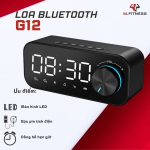 Loa Bluetooth Loa Nghe Nhạc Không Dây Bass Căng Không Rè Đồng Hồ Báo Thức Màn Hình LED Kết Nối Thẻ Nhớ Chống Nước IPX5 Bảo Hành 12 Tháng