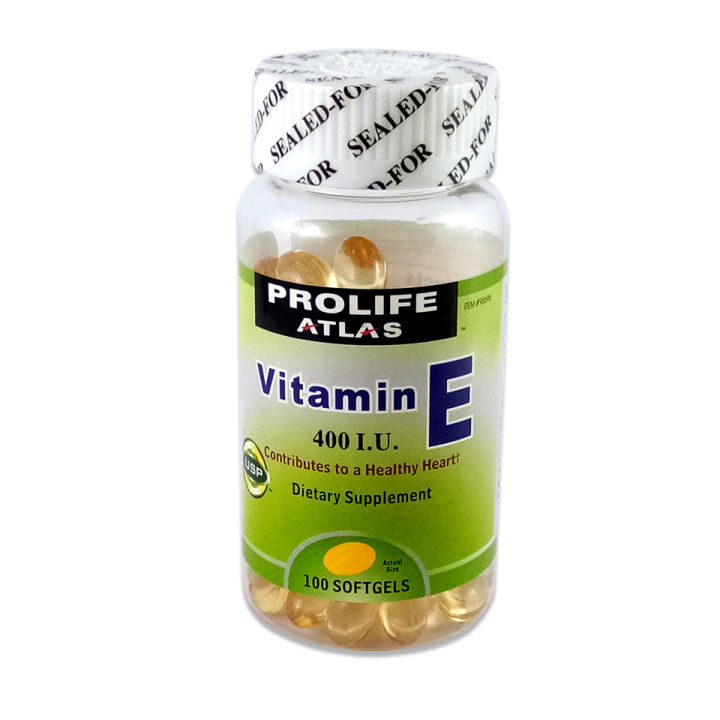 ORIGINAL (PROLIFE) ATLAS VITAMIN E 400 IU 100 SOFTGELS (PROLIFE) Atlas